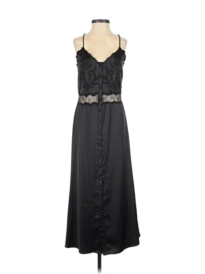 Pre-owned Zara Cocktail Dress In Black