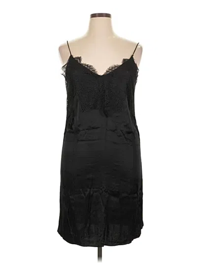 Pre-owned Zara Cocktail Dress In Black
