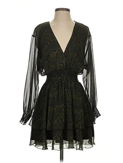 Pre-owned Zara Cocktail Dress In Black
