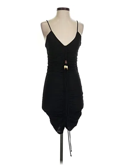 Pre-owned Zara Cocktail Dress In Black