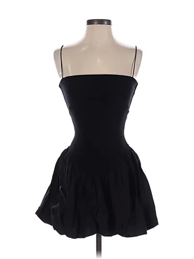 Pre-owned Zara Cocktail Dress In Black