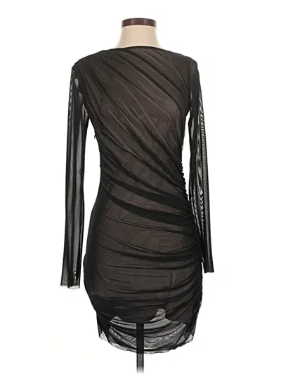 Pre-owned Zara Cocktail Dress In Black