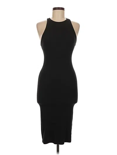 Pre-owned Zara Cocktail Dress In Black