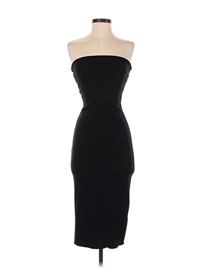 Pre-owned Zara Cocktail Dress In Black