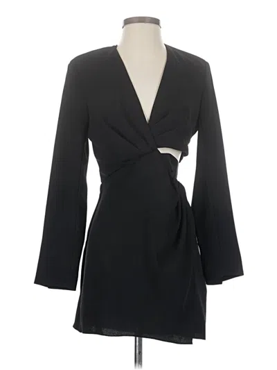Pre-owned Zara Cocktail Dress In Black