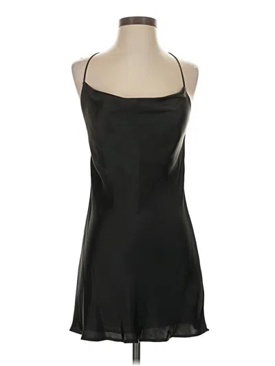 Pre-owned Zara Cocktail Dress In Black