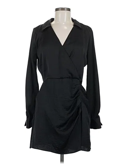 Pre-owned Zara Cocktail Dress In Black