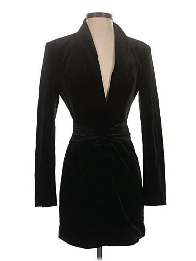 Pre-owned Zara Cocktail Dress In Black