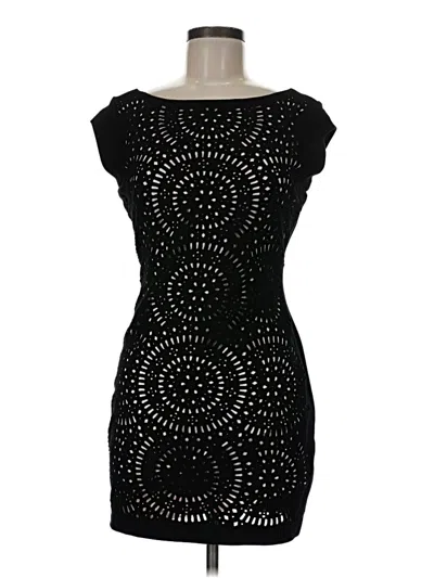 Pre-owned Zara Cocktail Dress In Black