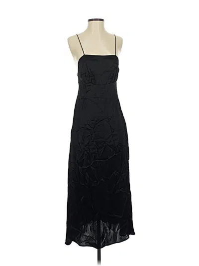 Pre-owned Zara Cocktail Dress In Black