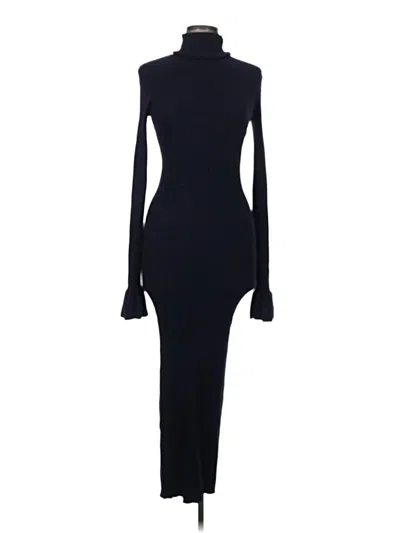 Pre-owned Zara Cocktail Dress In Black