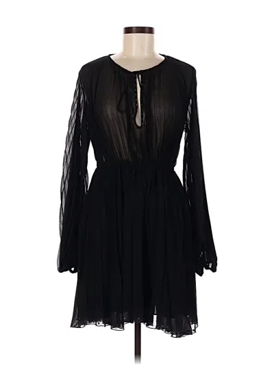 Pre-owned Zara Cocktail Dress In Black