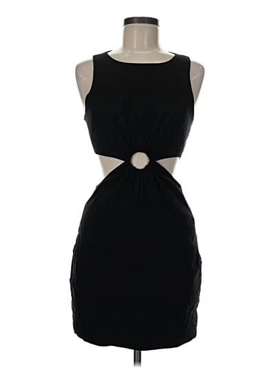 Pre-owned Zara Cocktail Dress In Black