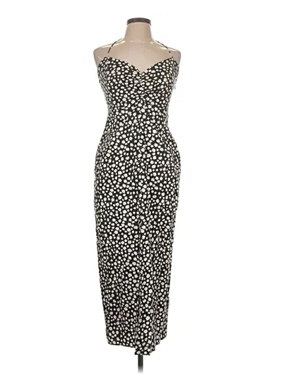 Pre-owned Zara Cocktail Dress In Black
