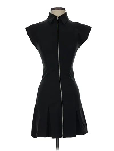 Pre-owned Zara Cocktail Dress In Black