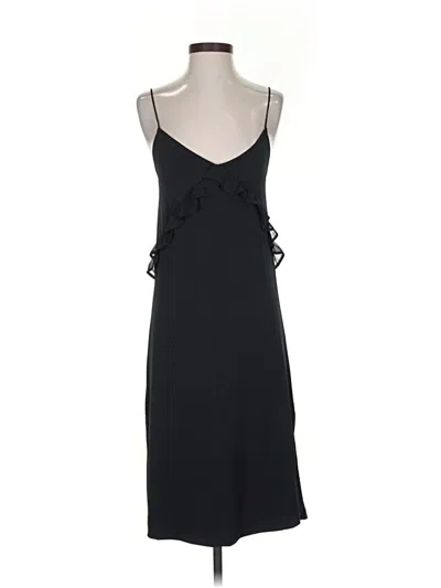 Pre-owned Zara Cocktail Dress In Black