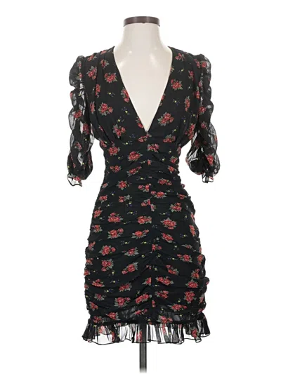 Pre-owned Zara Cocktail Dress In Black