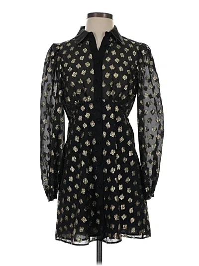 Pre-owned Zara Cocktail Dress In Black