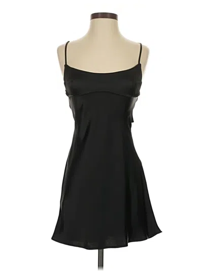 Pre-owned Zara Cocktail Dress In Black