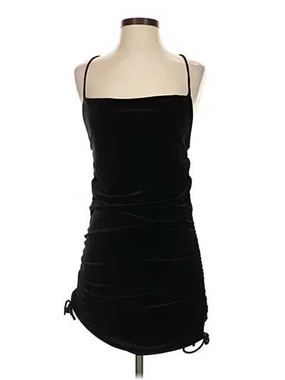 Pre-owned Zara Cocktail Dress In Black