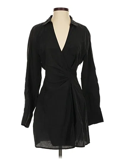 Pre-owned Zara Cocktail Dress In Black