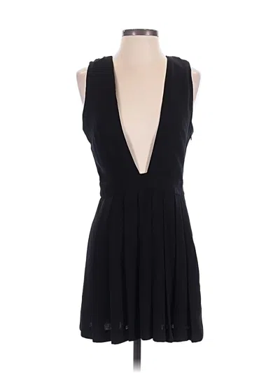 Pre-owned Zara Cocktail Dress In Black