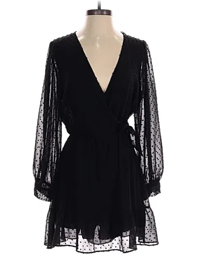 Pre-owned Zara Cocktail Dress In Black