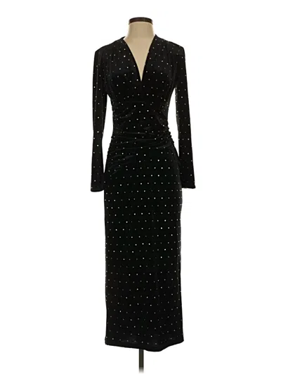 Pre-owned Zara Cocktail Dress In Black