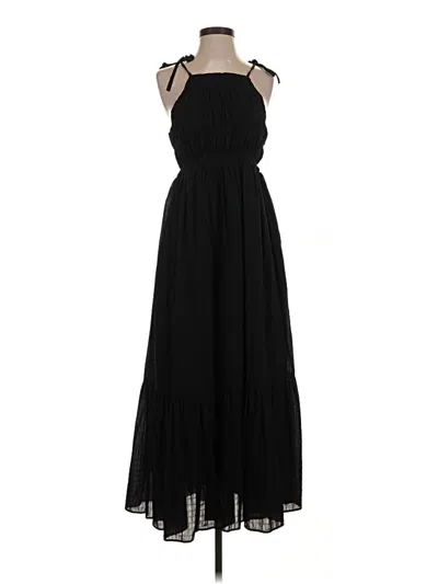 Pre-owned Zara Cocktail Dress In Black
