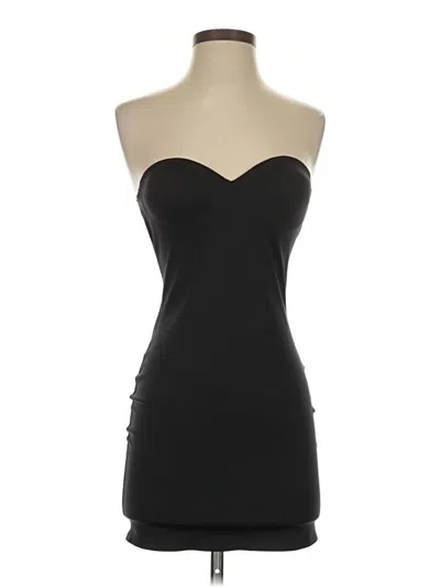 Pre-owned Zara Cocktail Dress In Black