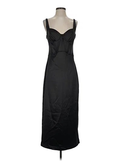 Pre-owned Zara Cocktail Dress In Black