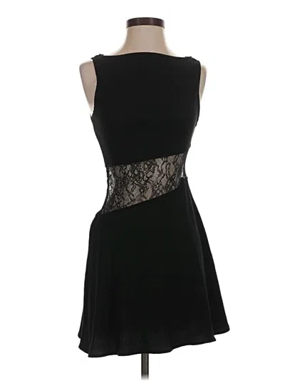 Pre-owned Zara Cocktail Dress In Black