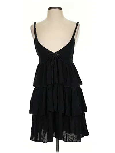 Pre-owned Zara Cocktail Dress In Black