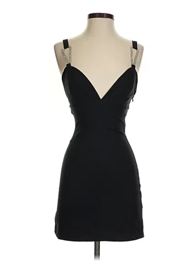 Pre-owned Zara Cocktail Dress In Black