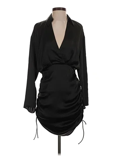 Pre-owned Zara Cocktail Dress In Black