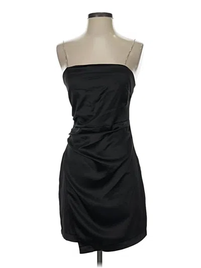 Pre-owned Zara Cocktail Dress In Black