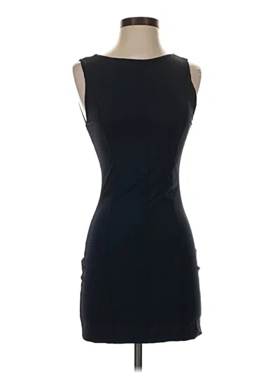 Pre-owned Zara Cocktail Dress In Black