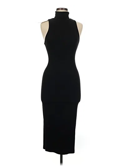 Pre-owned Zara Cocktail Dress In Black