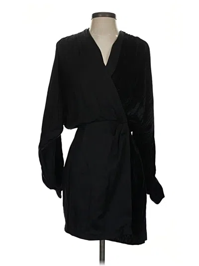 Pre-owned Zara Cocktail Dress In Black