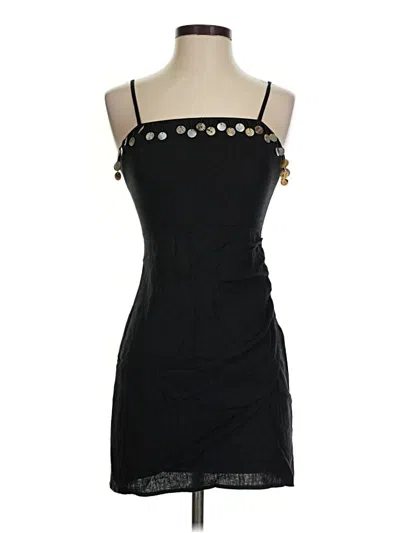 Pre-owned Zara Cocktail Dress In Black