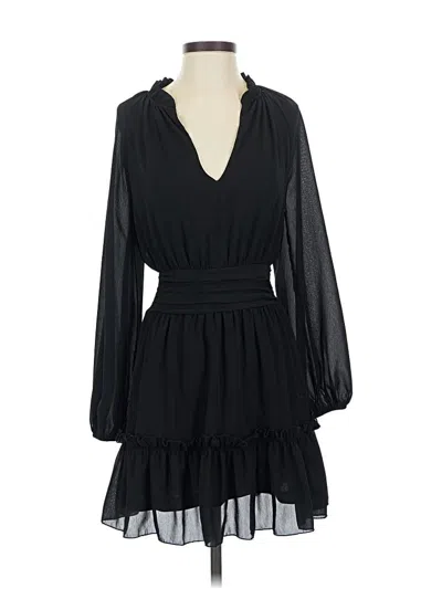 Pre-owned Zara Cocktail Dress In Black