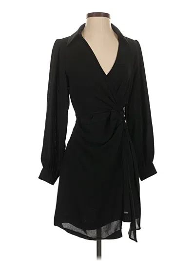 Pre-owned Zara Cocktail Dress In Black