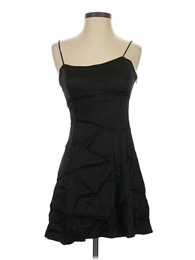 Pre-owned Zara Cocktail Dress In Black