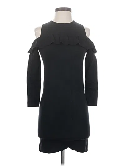 Pre-owned Zara Cocktail Dress In Black