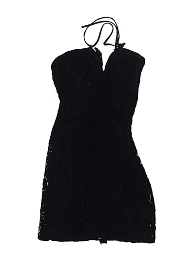 Pre-owned Zara Cocktail Dress In Black