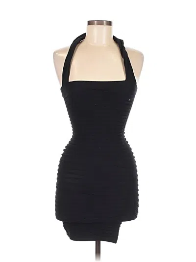 Pre-owned Zara Cocktail Dress In Black