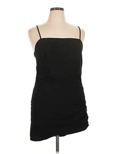 Pre-owned Zara Cocktail Dress In Black