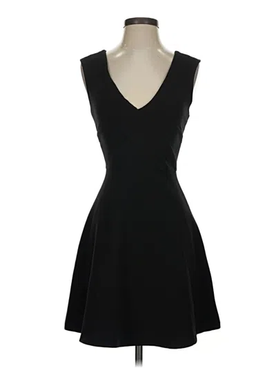 Pre-owned Zara Cocktail Dress In Black