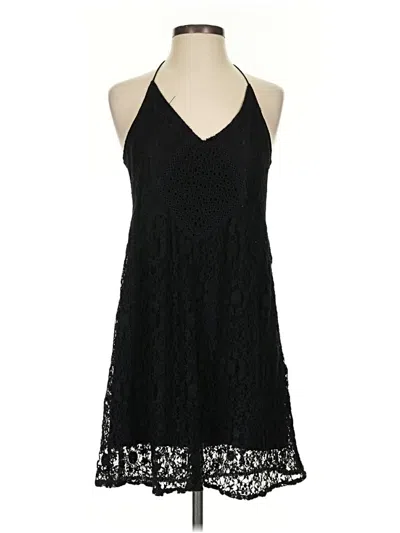 Pre-owned Zara Cocktail Dress In Black