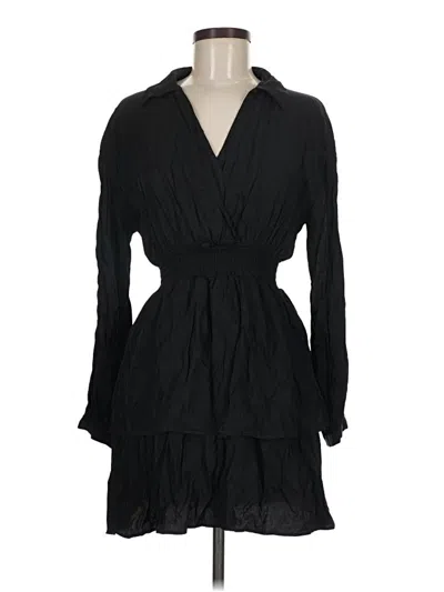 Pre-owned Zara Cocktail Dress In Black